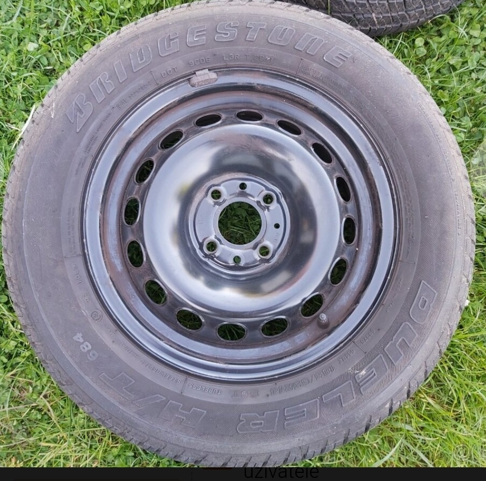Pneu 185/65R14 disk Fiat Panda