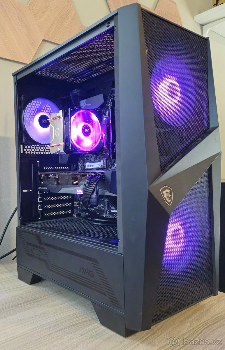 Herní Počítač- RX 6700 XT, R5 5500
