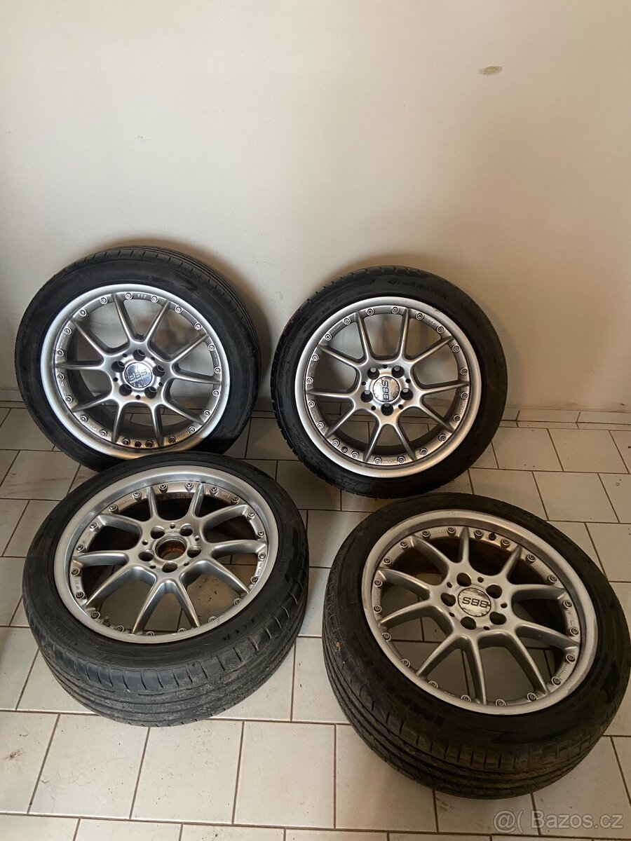 Dvoudílné BBS, 5x112, letní pneu