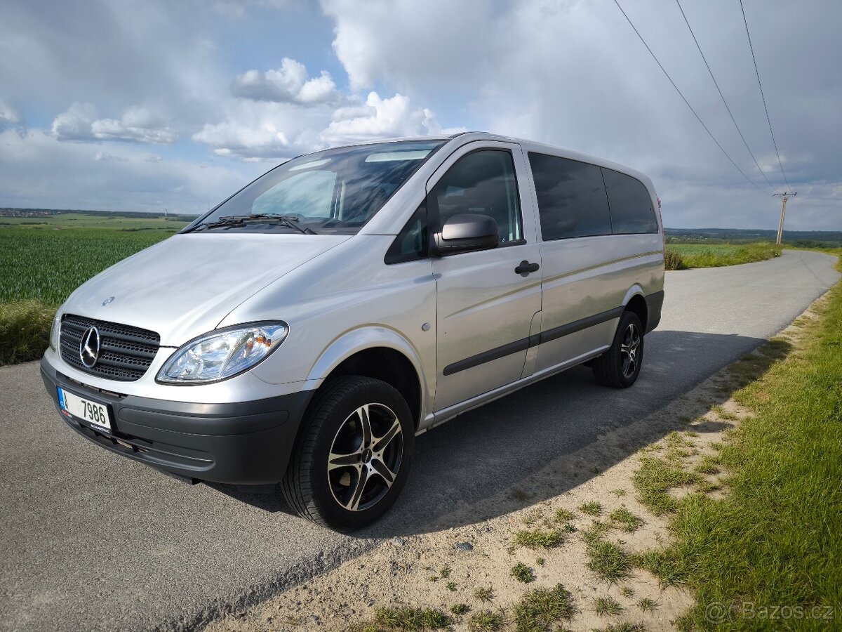 mercedes vito viano long 2010 4x4 9-mist
