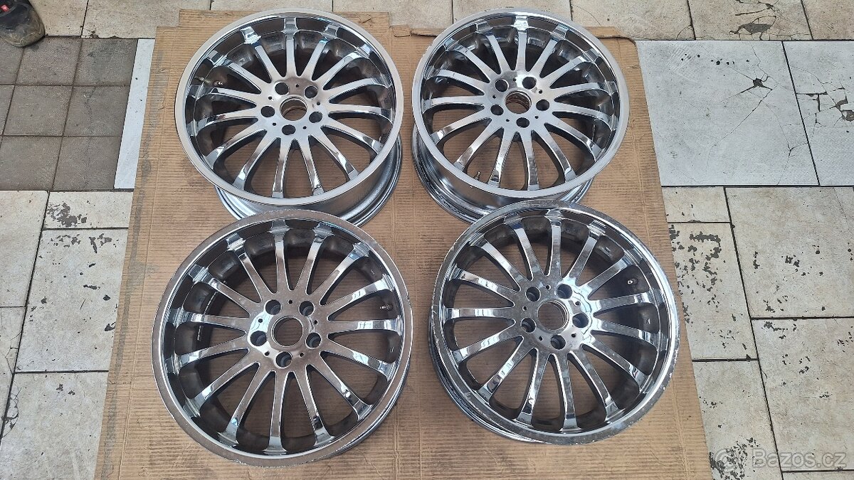 Alu kola Mercedes 18" 5x112 8J 9J chrom CLk