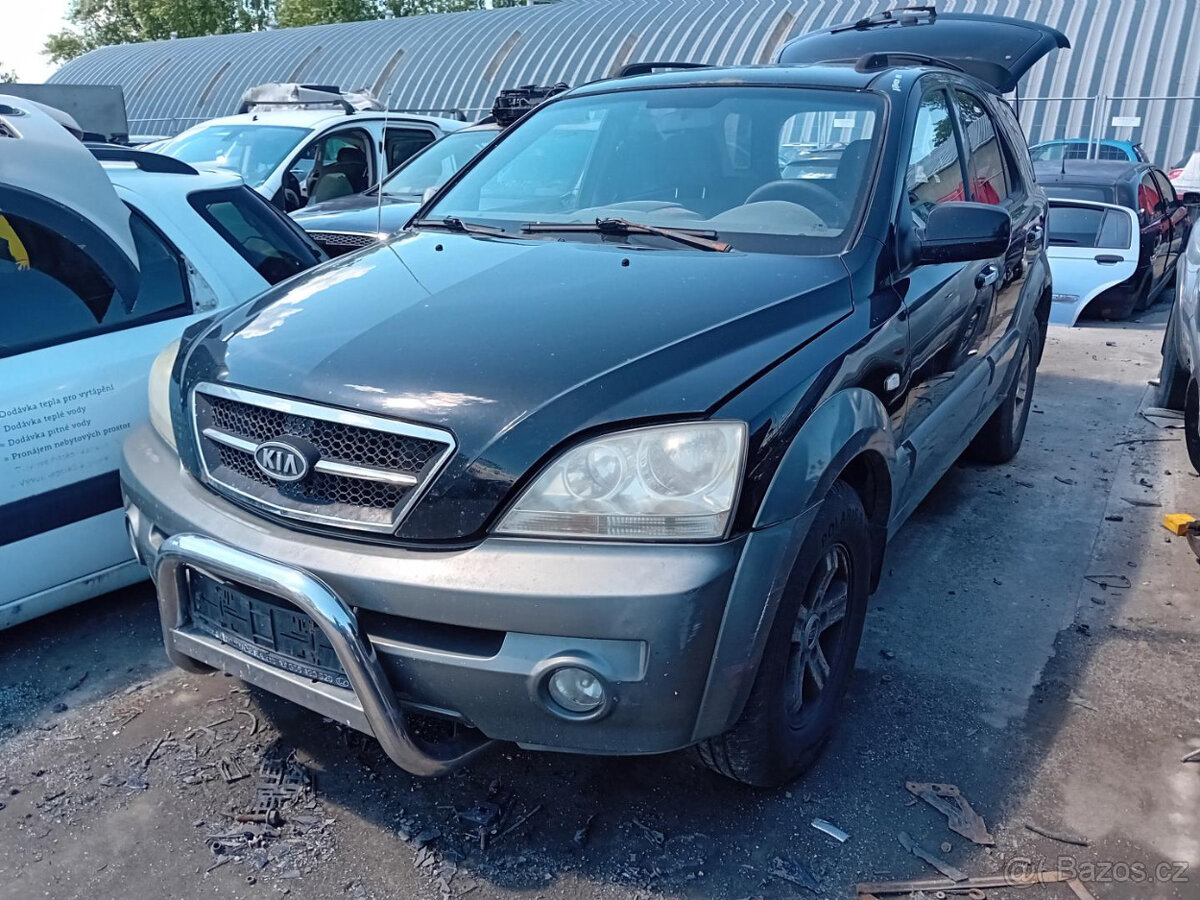 Kia Sorento 2.5 CRDi 4WD ( D4CB ) 103kW r.2003 černá na náhr