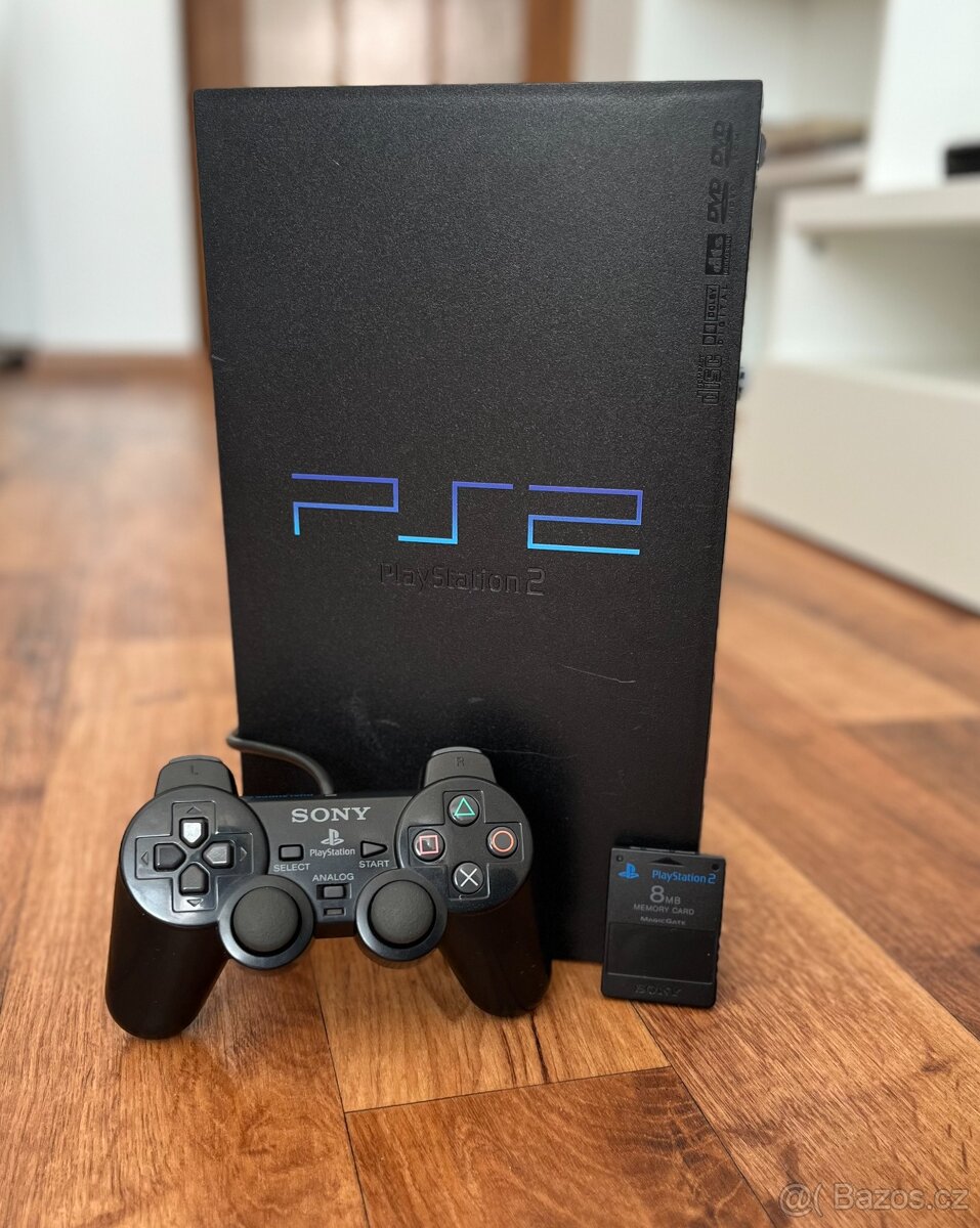 Sony Playstation 2 FAT (SCPH-30003R) černá