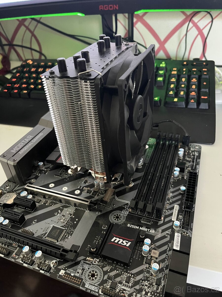 MSI B250M Mortar + Intel i7-7700 + SilentiumPC Fera 3