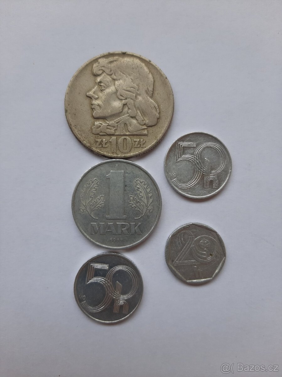 Staré mince různé