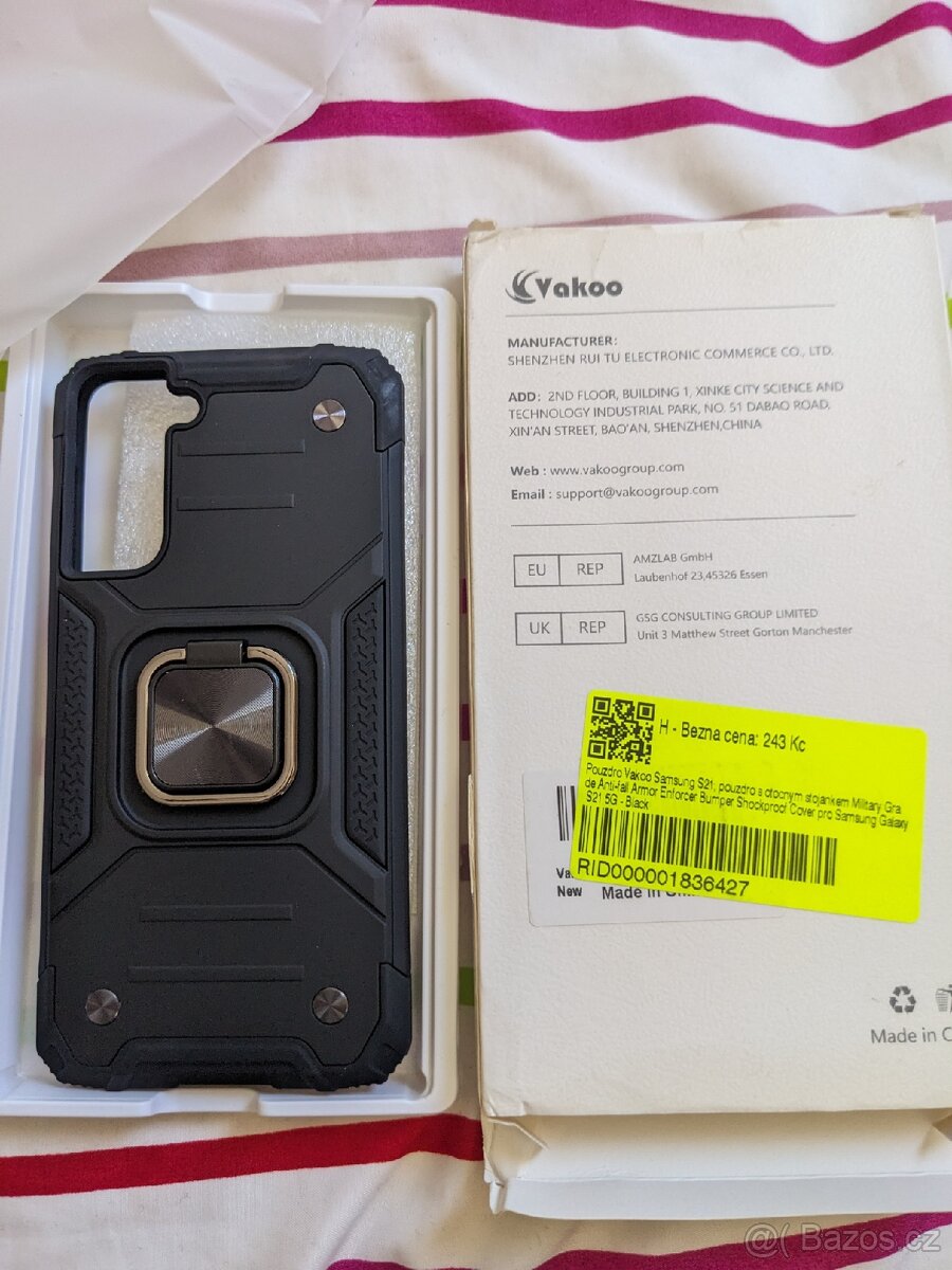Ochranný kryt na Samsung Galaxy S21 Black