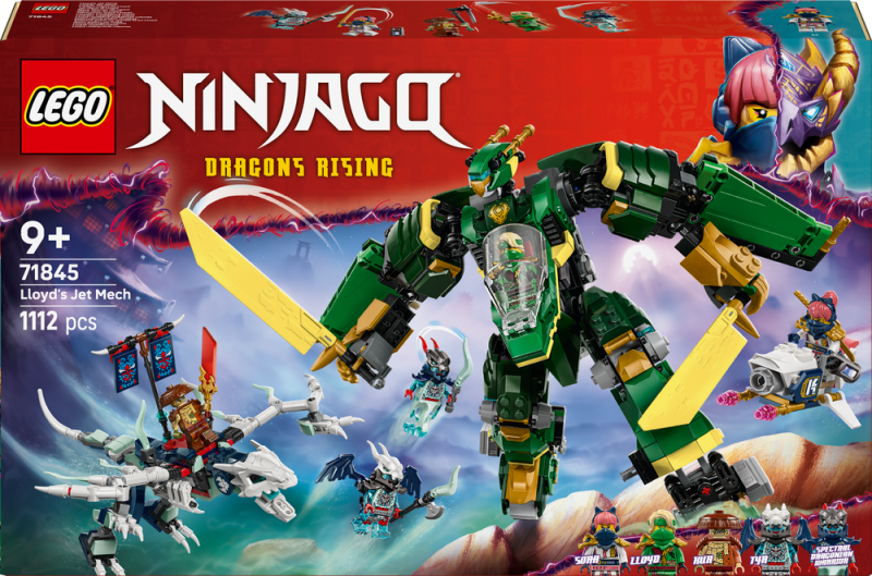 Lego Ninjago 71845 Lloydův tryskáčový robot