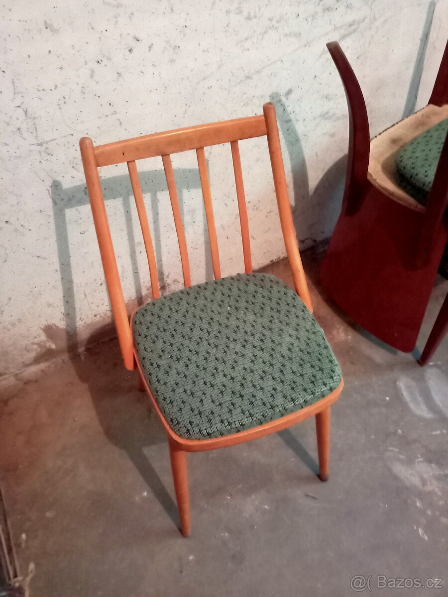 Retro židle dřevo