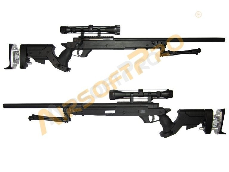 Airsoft sniper MB05D (UPGRADE verze) + puškohled + dvojnožka