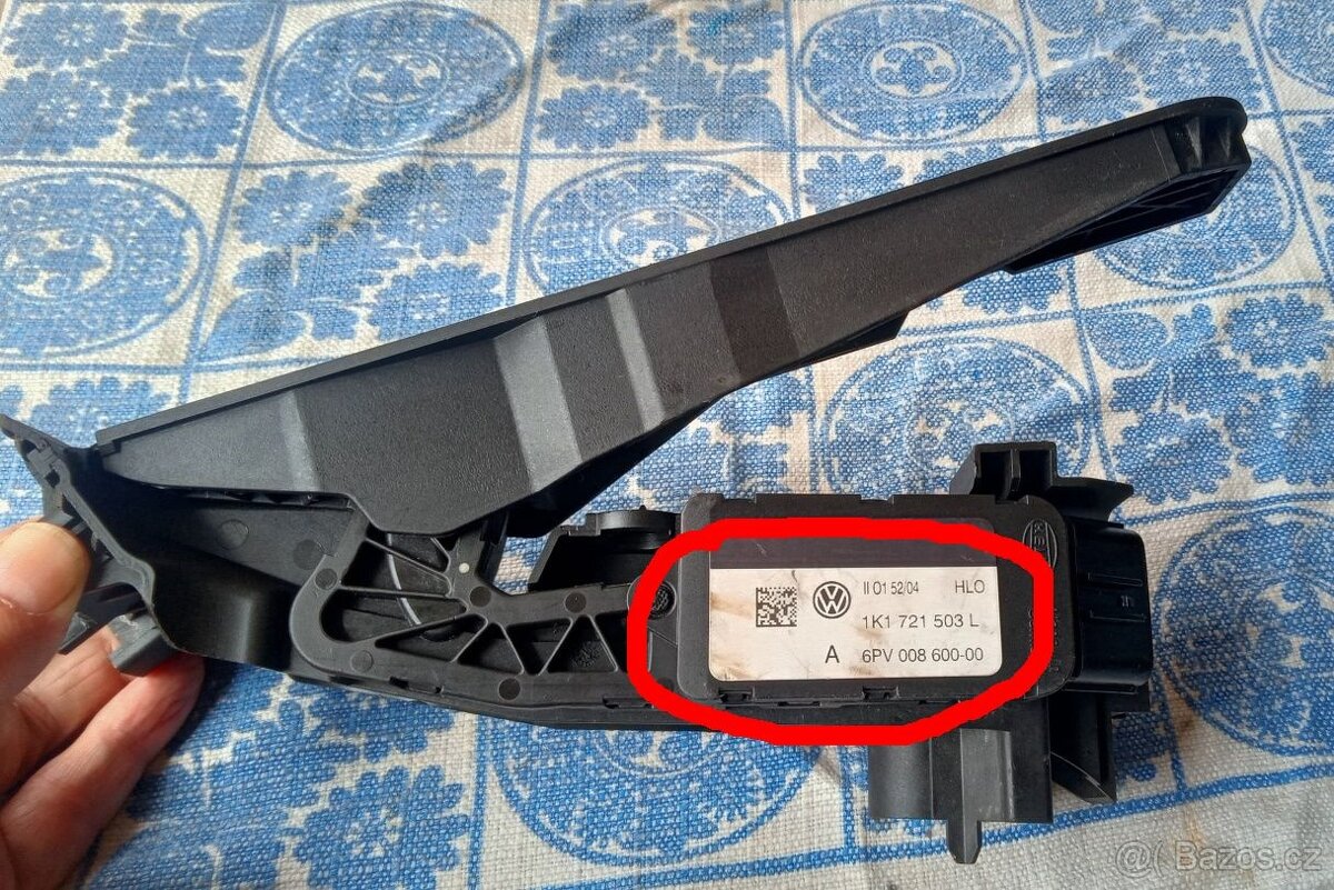 Prodám plynový pedál