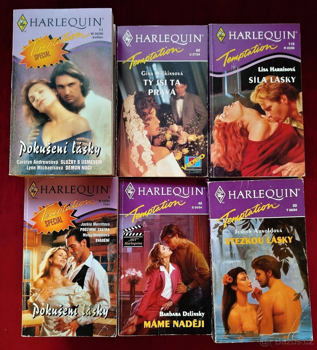 65x HARLEQUIN - TEMPTATION - prodej sbírky