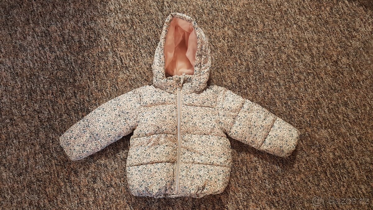 Dívčí prošívaná bunda H&M vel. 86