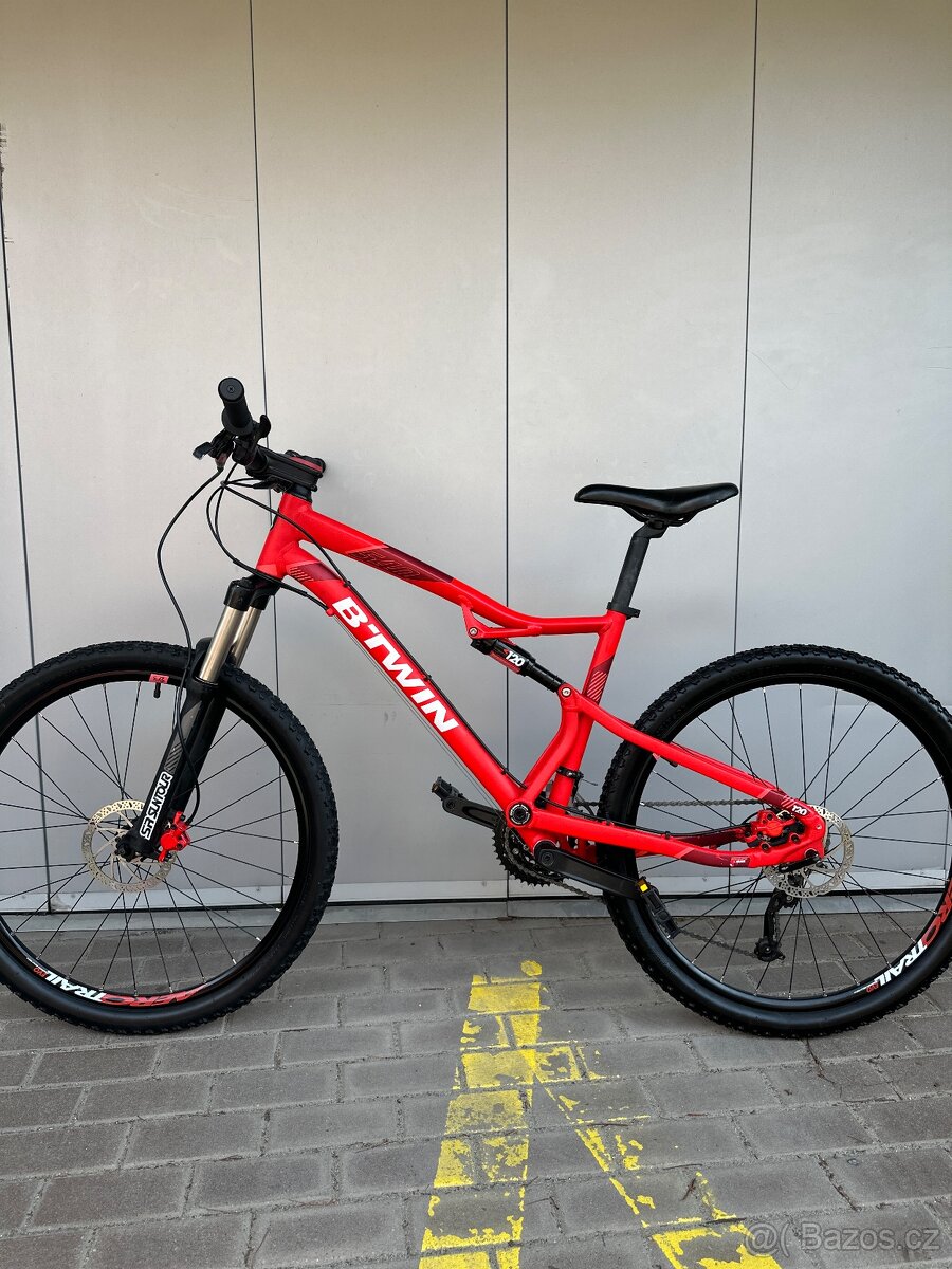 Celoodpružené horské kolo Rockrider 540 S