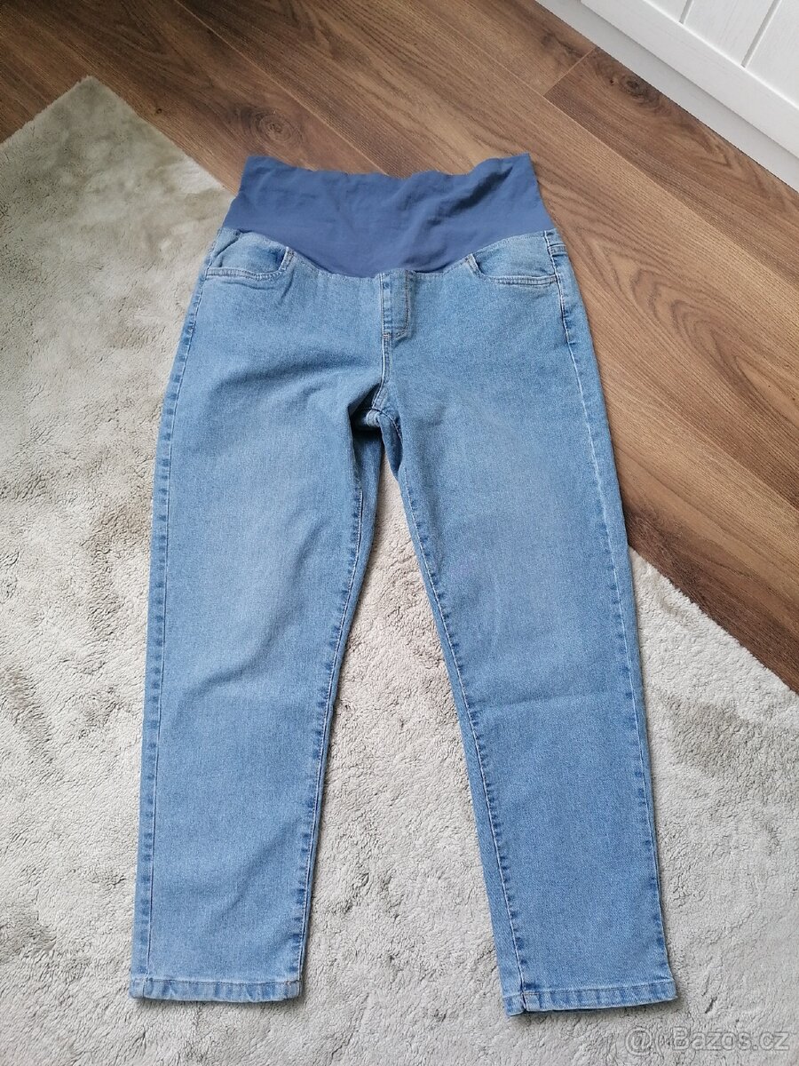 Nové těhotenské džíny Cotton
