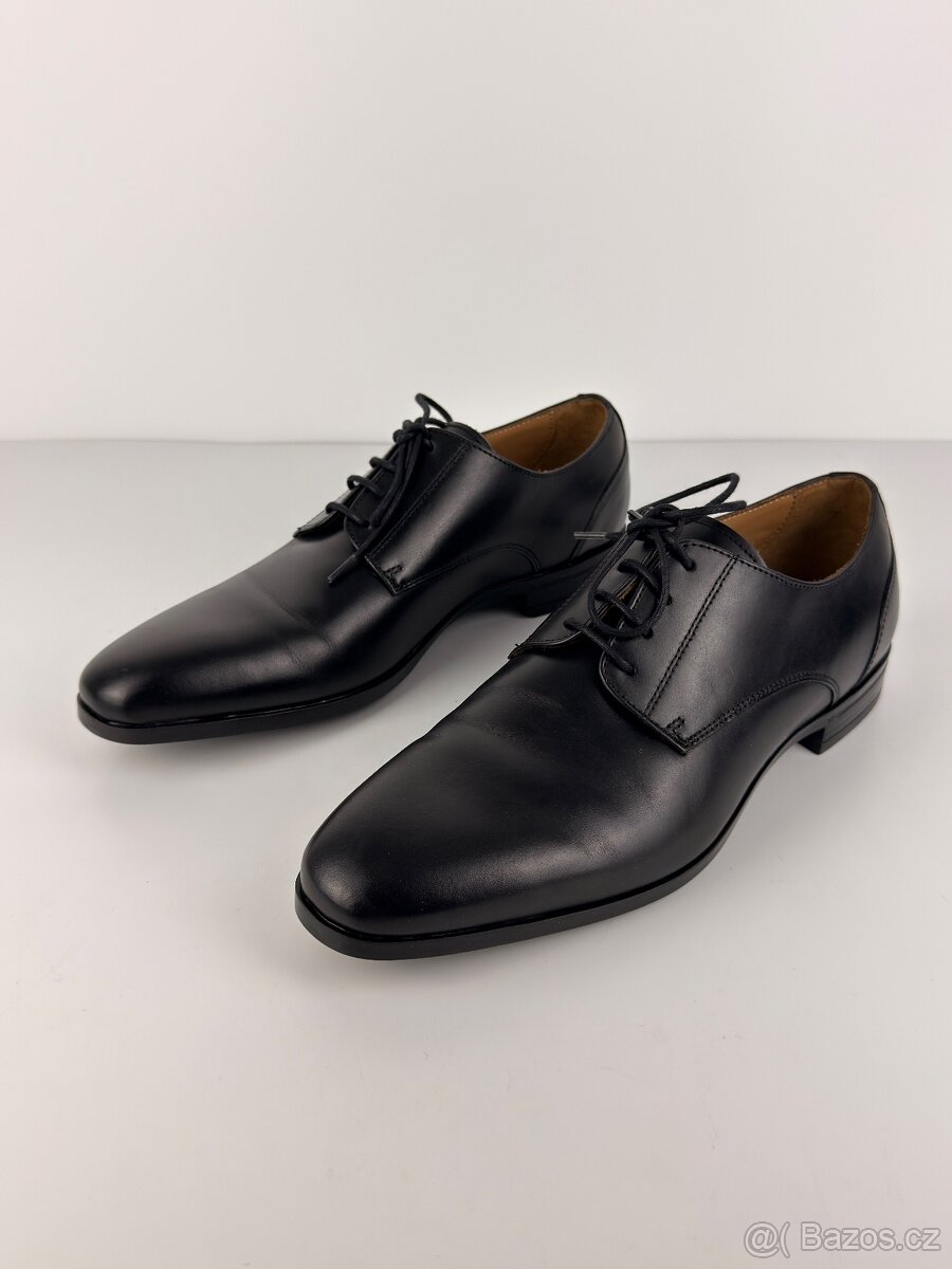 Boss Portland Derby pánské formální polobotky 42 Black