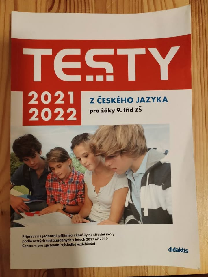Testy z českého jazyka pro žáky 9. tříd ZŠ 21/22