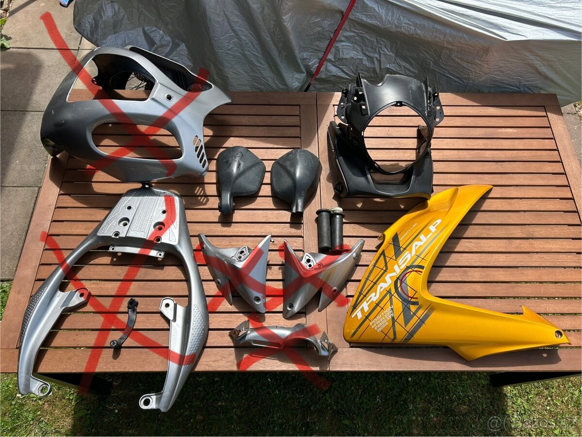 Díly na Honda Transalp XL 700+plotny monokey