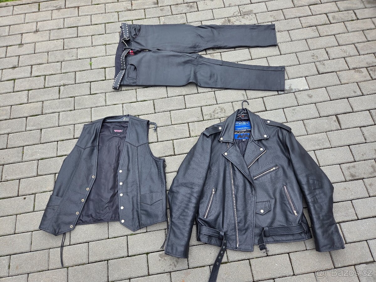 Kožené oblečení na motorku, choppera