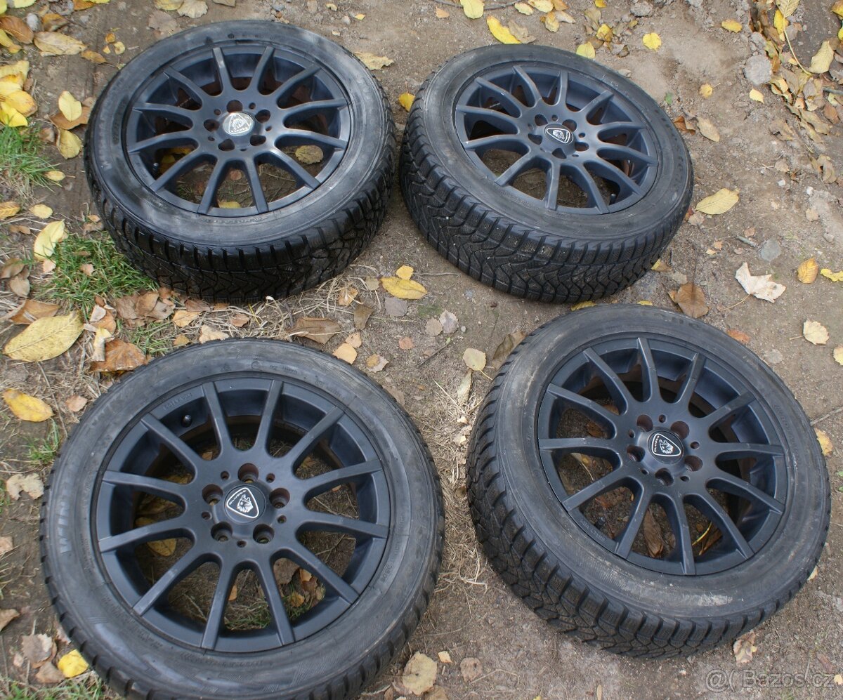 černá Aluett R15 alu Skoda VW Seat Audi zimní pneu 5x100