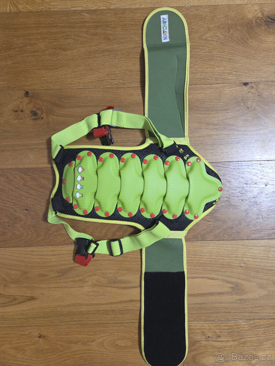 Dětský chránič páteře Hatchey, lyžařské břýle