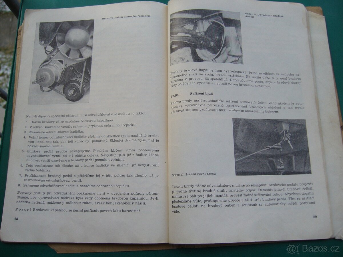 Originál příručka pro trabant 601