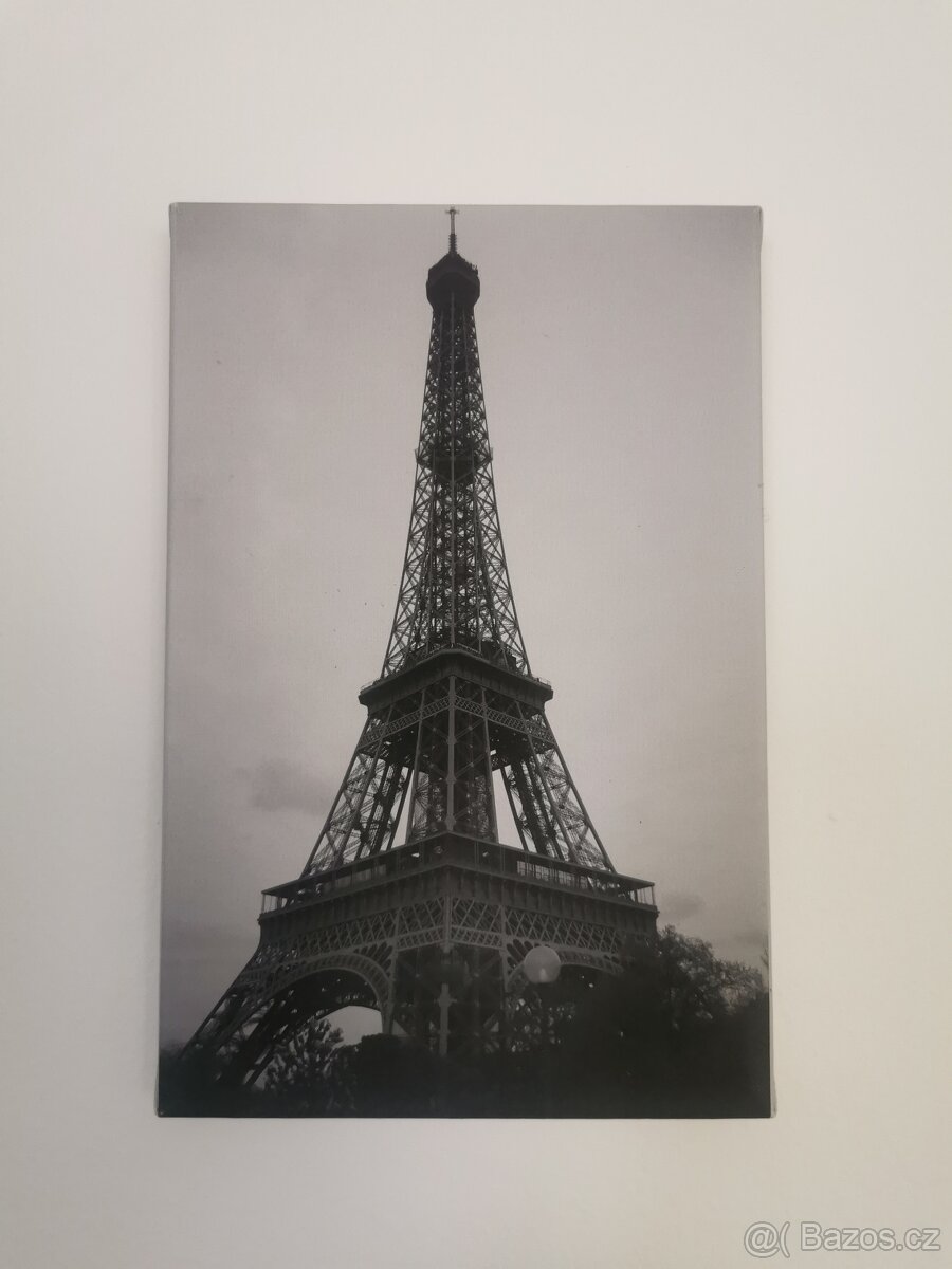 Obraz, Paříž, Eiffelova věž