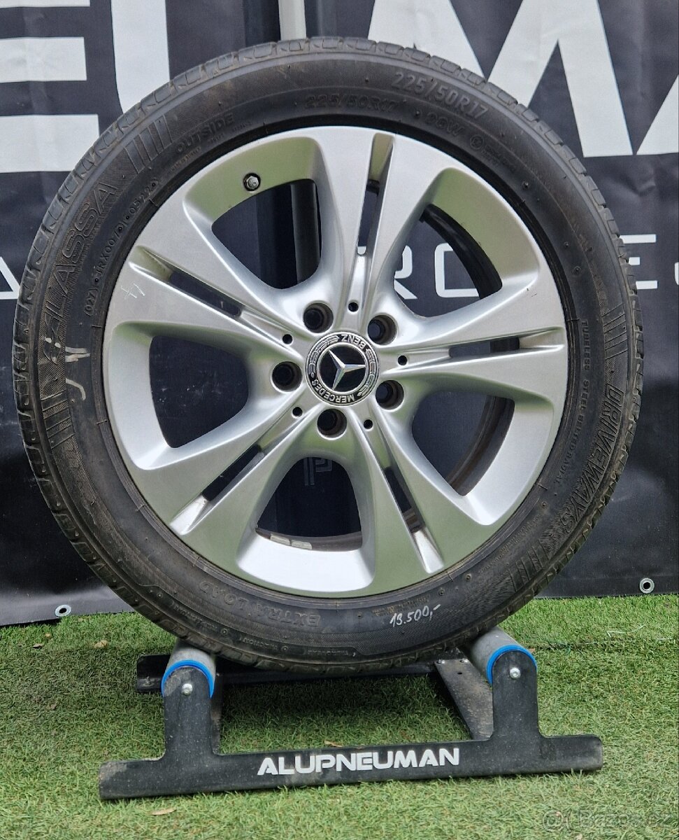 5x112 mercedes W205 R17 +☀️ letni pneu ZÁNOVNÍ STAV