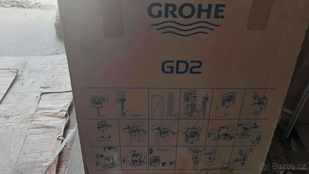 Podomítkový WC systém / modul GROHE GD2 - do zdi