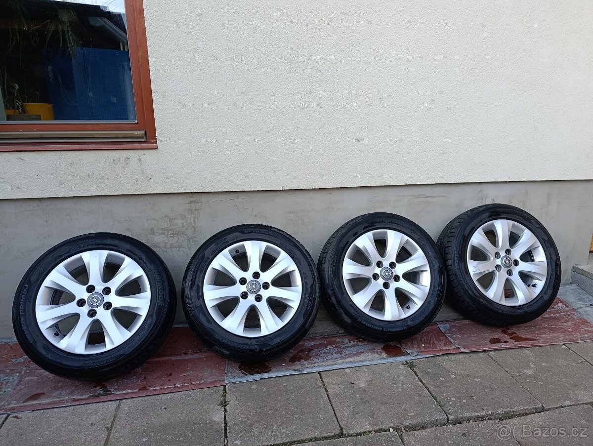 Alu kola Opel Meriva B, rozteč 5x110, 6,5Jx16 H2 ET37