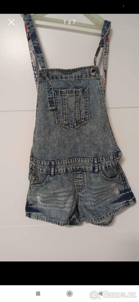 Jeans lacl kraťasy