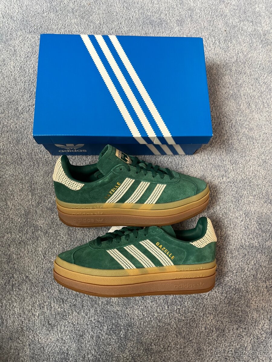 Adidas gazelle bold green 38