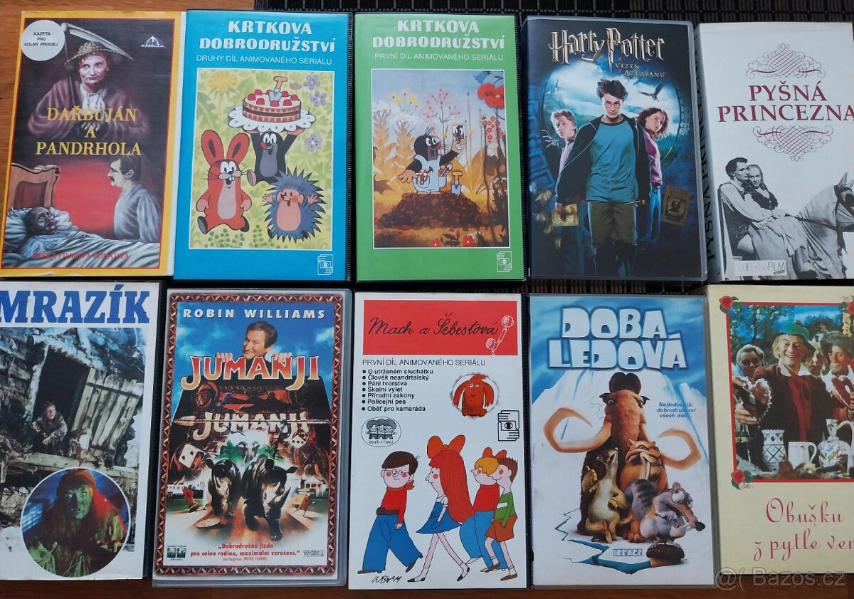 30 ks VHS pro děti