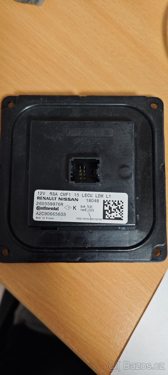 Řídící jednotka pro LED světla Renault CONTINENTAL 260559976