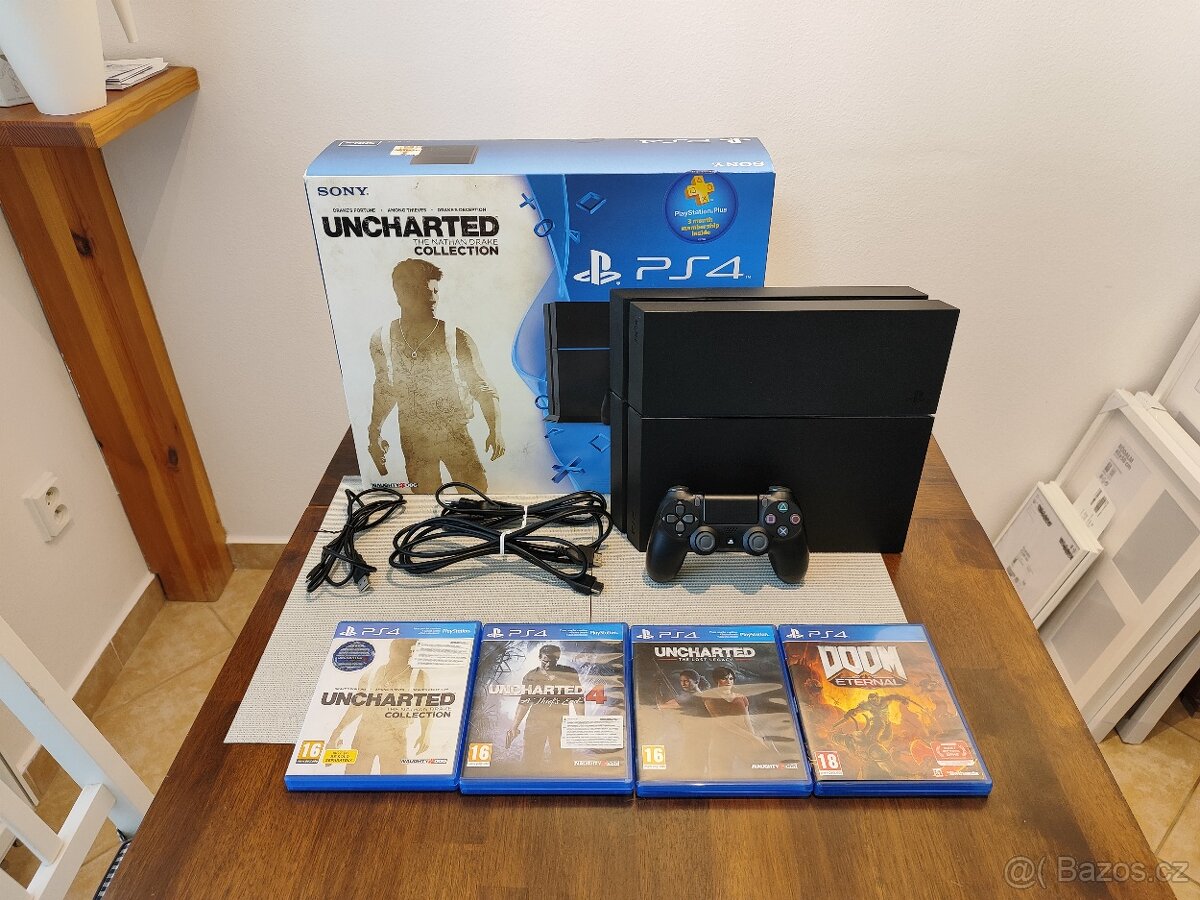 PlayStation 4 500 GB + hry