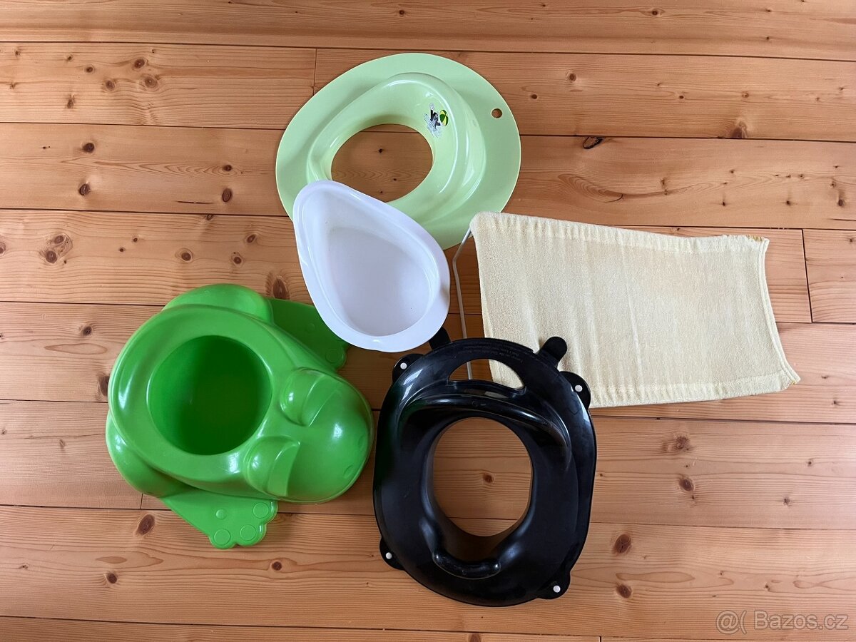 Sada nočníků, WC adaptery, lehátko do vany