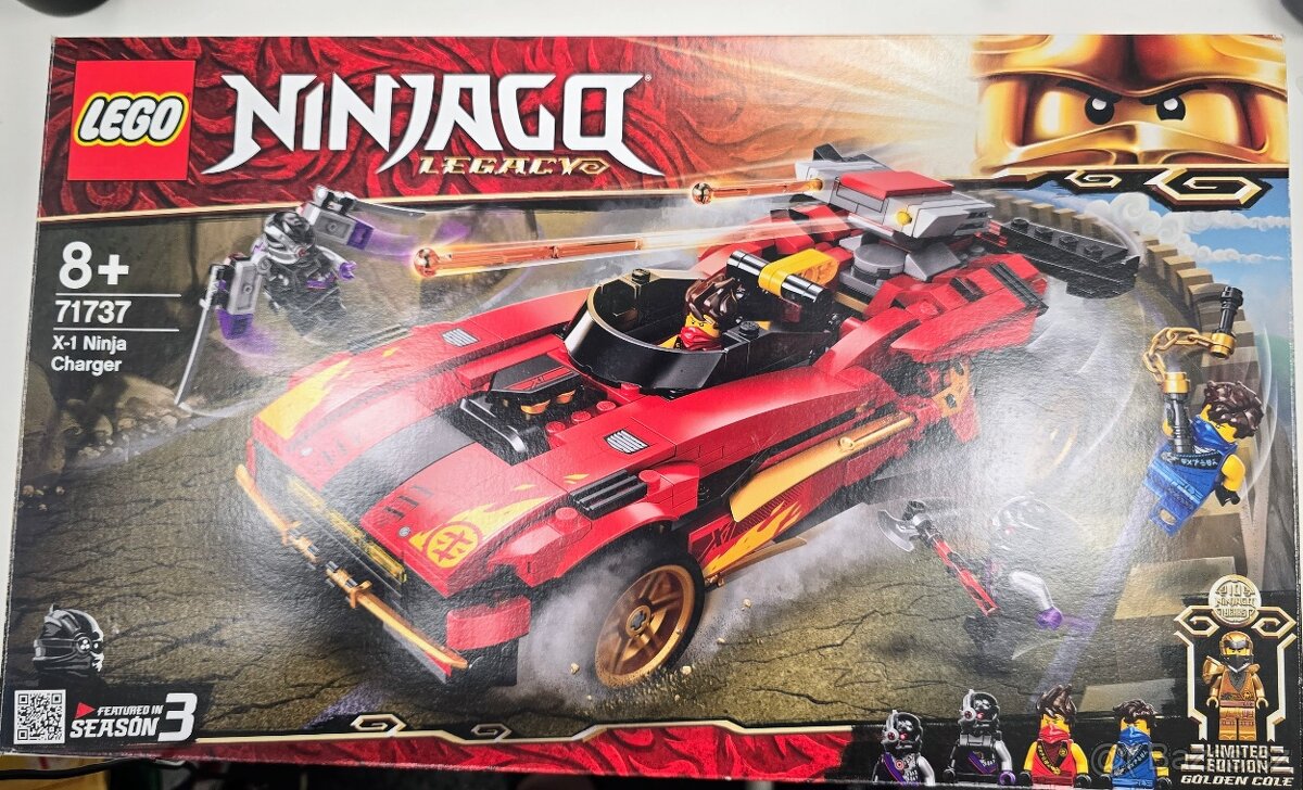 JAKO NOVÉ - LEGO 71737 - NINJAGO - Kaiův červený bourák