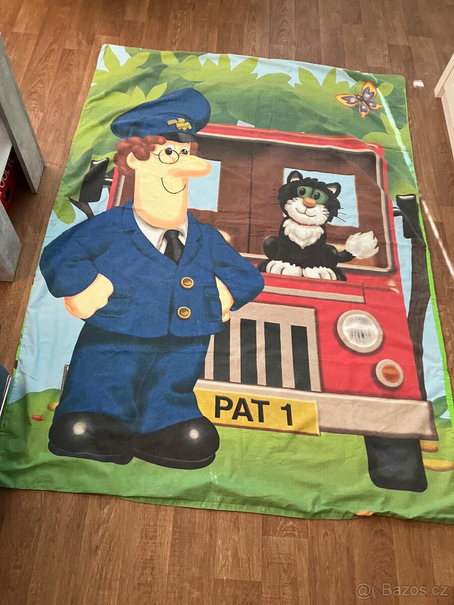 Dětské povlečení Pošťák Pat 140x200, 70x90