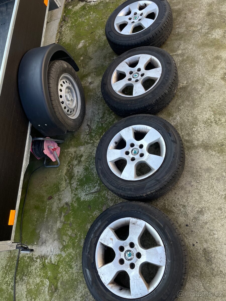 Škoda R15 5x112 Letní nové pneu