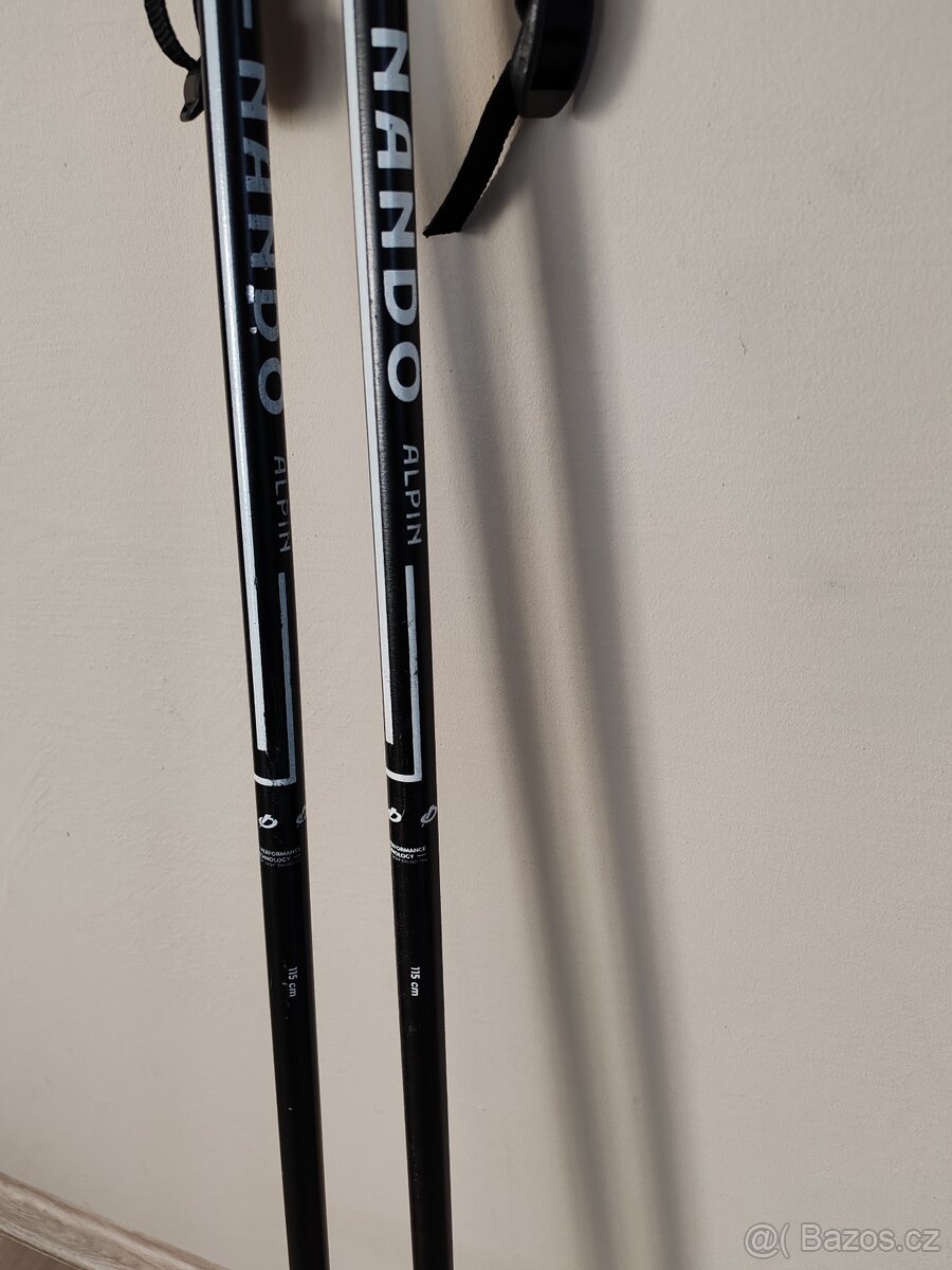 Lyžařské hůlky 115cm