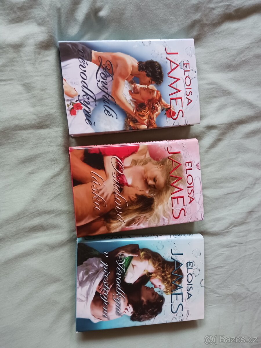 Prodám tyto 3 knížky Eloise James