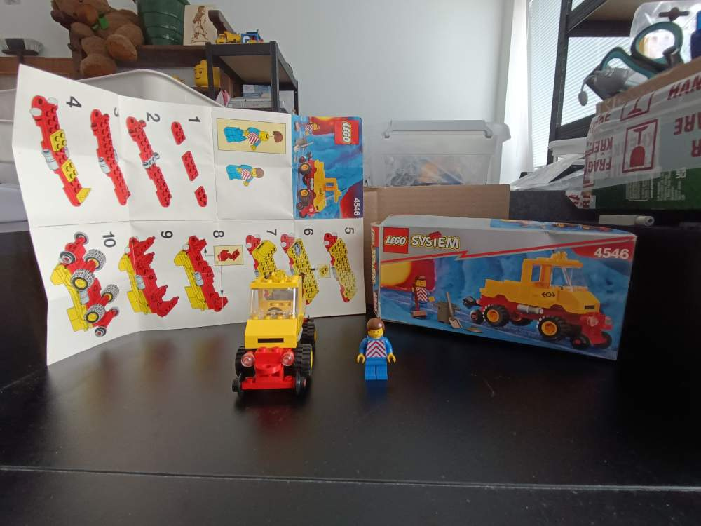 LEGO Train 9V 4546 Road and Rail Maintenance +návod +box