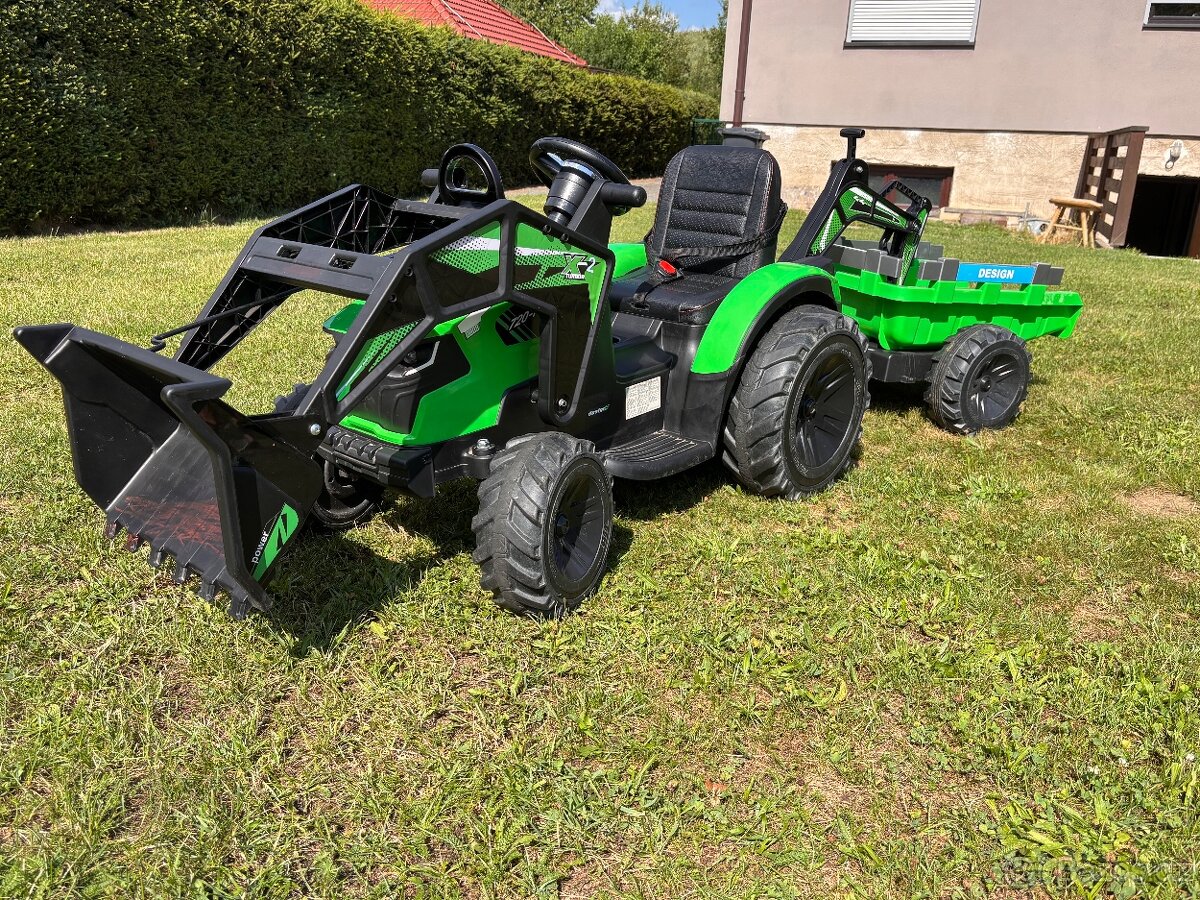 Elektrický dětský traktor TOP-WORKER 12V