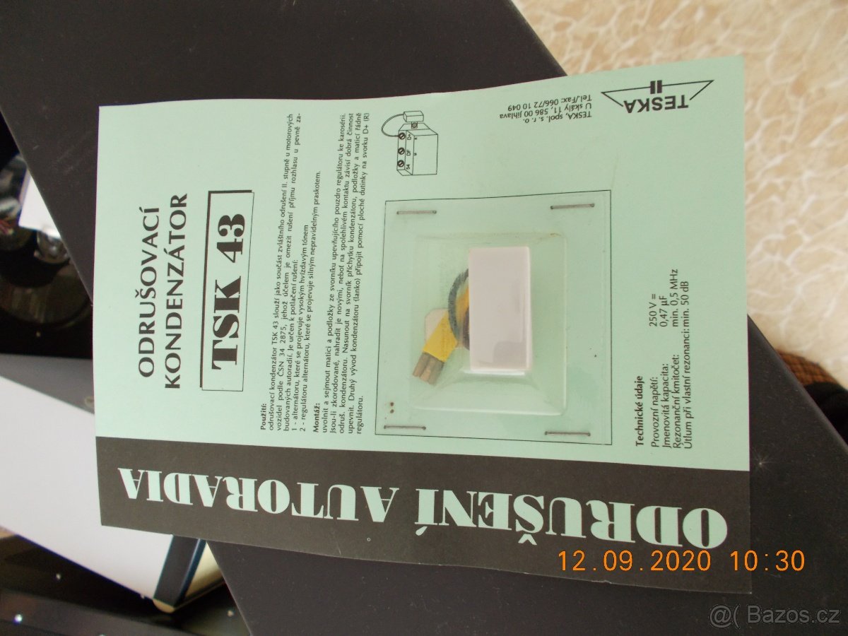 Odrušovací kondenzátory TSK 43 a TSK 44