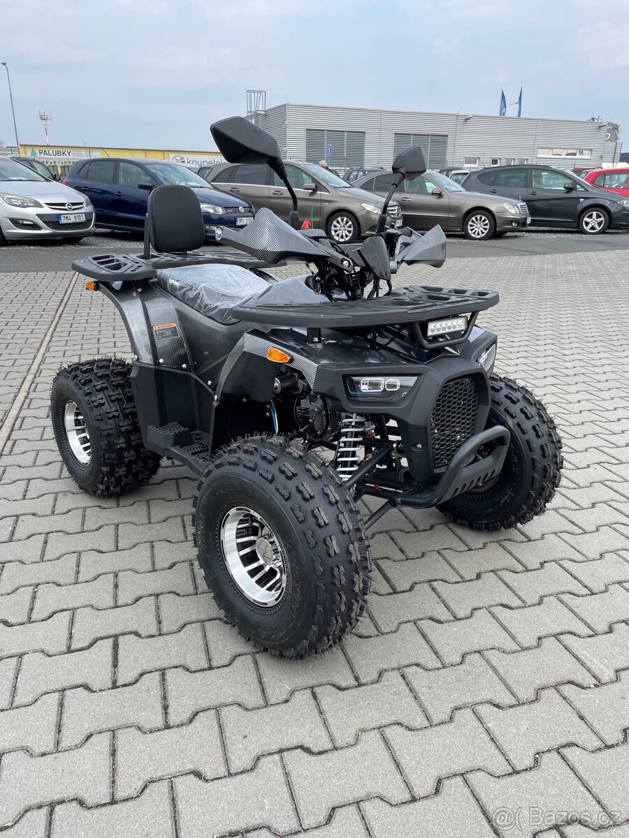 Dětská čtyřkolka Piranha Transformer 125cc 3G8 - carbon