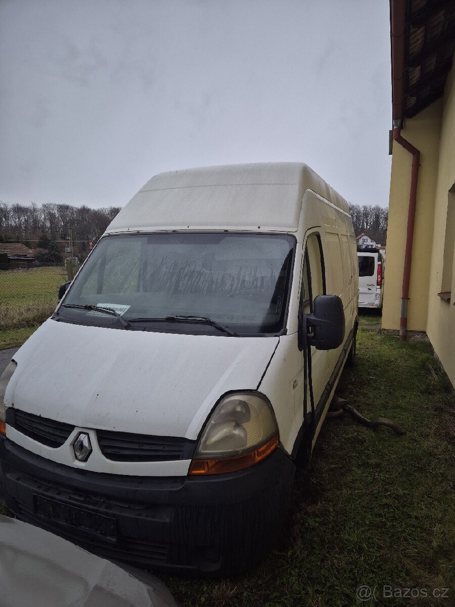 Opel Movano, Master 2.5 dci r.v.2009 náhradní díly.