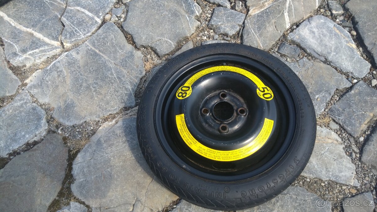 dojezdové kolo 14 4x100 ŠKODA VW SEAT OPEL