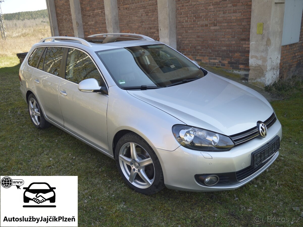 Volkswagen Golf 6 combi 2,0 103 kw Panorama (Highline), kůže