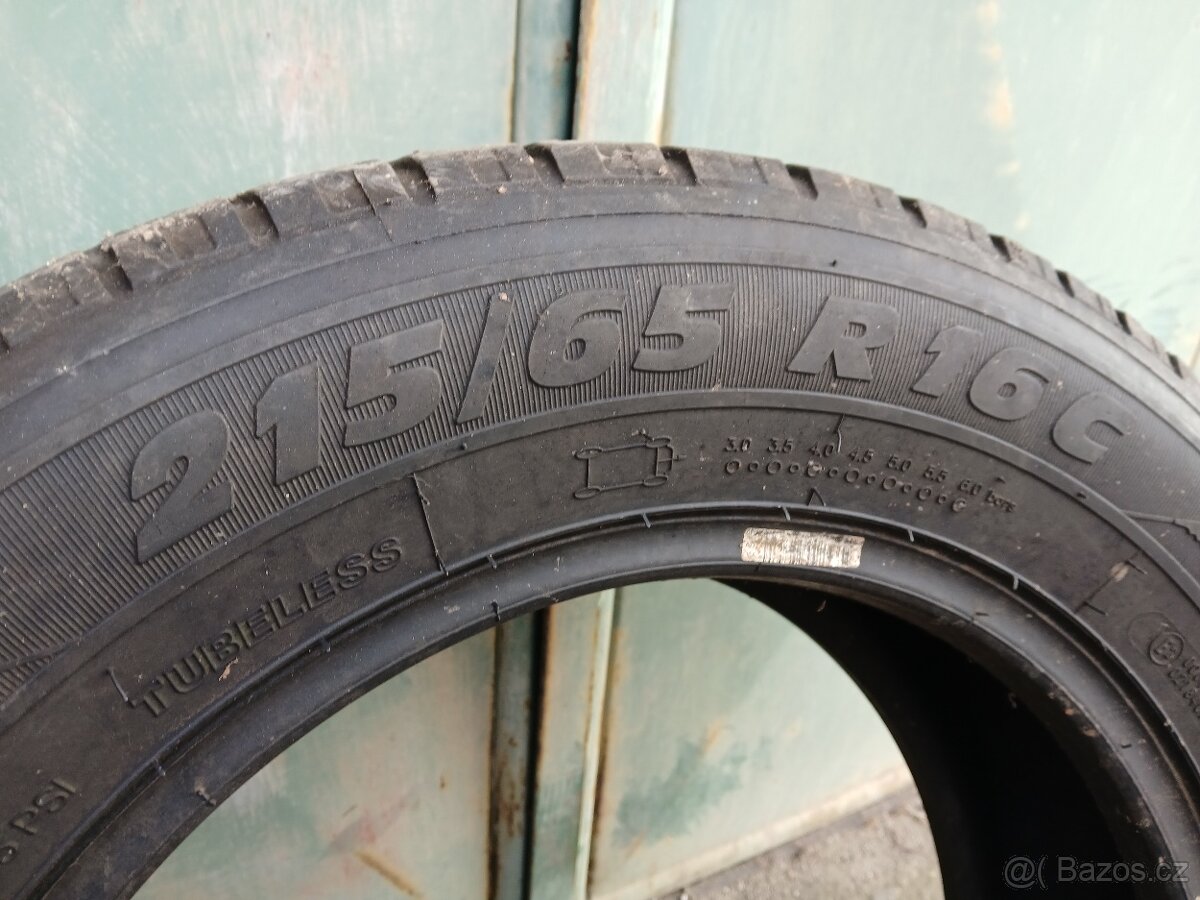 2x zimni taurus 215/65 R16 C, dezen=6mm
