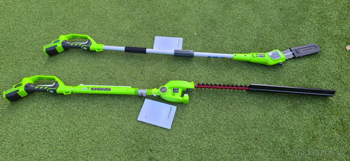 Núžky na živý plot a prořezavač větví