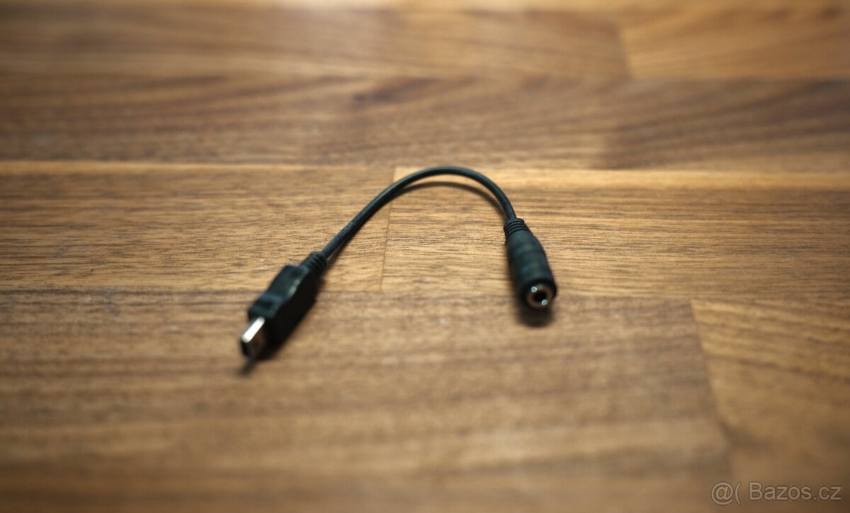Mini USB na 3,5 mm jack adaptér (redukce pro kamery)